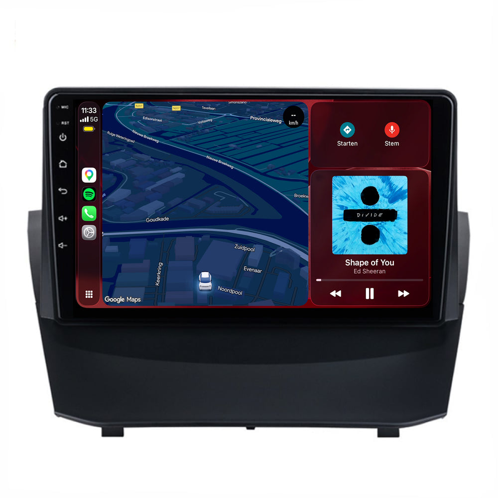 Ford Fiesta | Android 15 | 9 inch Autoradio | 2013 t/m 2017 | CarPlay & Android Auto