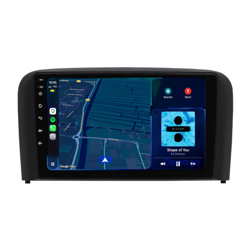 Volvo S80 CarPlay autoradio | 1998 t/m 2005 | Denago DNG-A469 | 9 inch | Android 13 | Draadloos CarPlay & Android Auto
