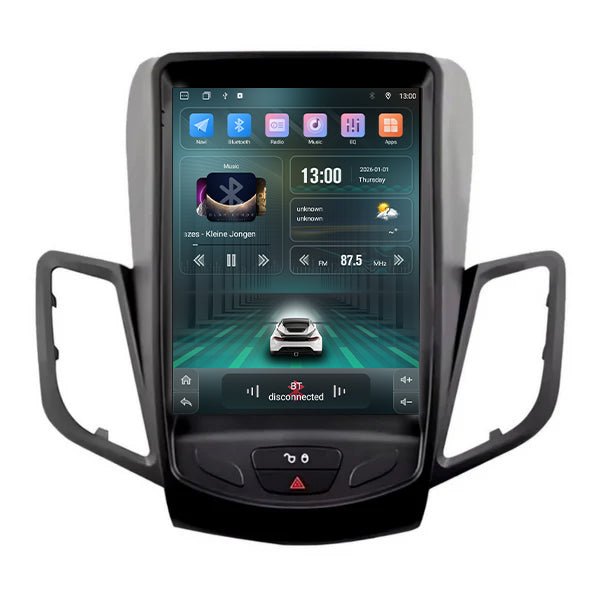 Cartronix Ford Fiesta | 2009 t/m 2017 | Autoradio Navigatie | Apple CarPlay & Android Auto | Android 13 | Groot HD Scherm