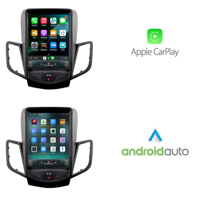 Cartronix Ford Fiesta | 2009 t/m 2017 | Autoradio Navigatie | Apple CarPlay & Android Auto | Android 13 | Groot HD Scherm