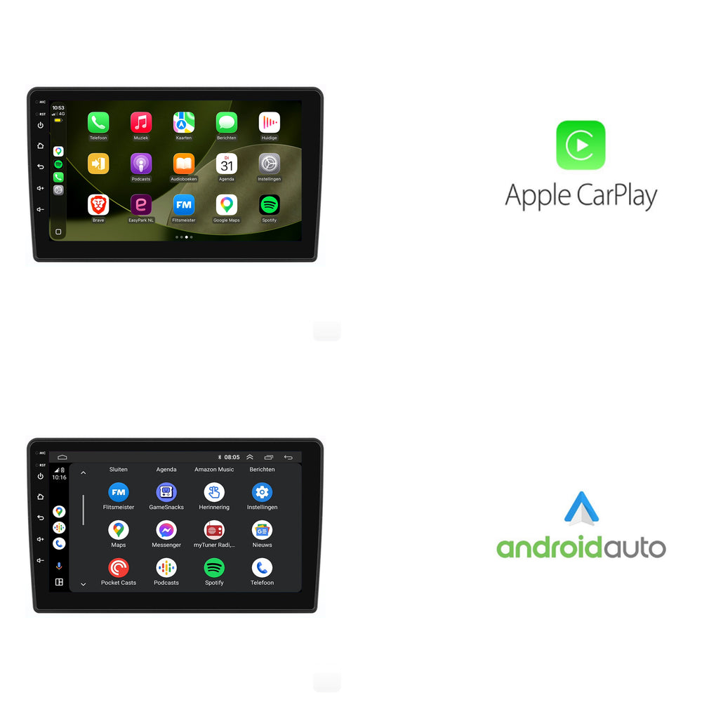 Ford Fusion | Android 13 | Autoradio | 2002 t/m 2005 | CarPlay & Android Auto