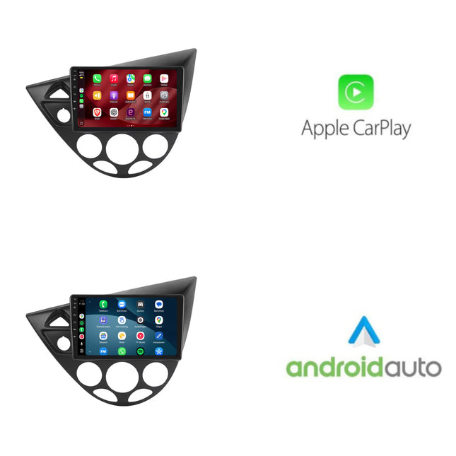 Ford Focus & Fiësta | Android 15 | 9 inch Autoradio | 1995 t/m 2004 | CarPlay & Android Auto