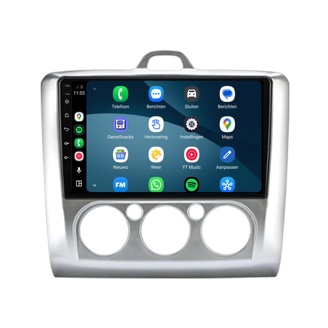 Ford Focus | Android 15 | 9 inch Autoradio | 2005 t/m 2010 | CarPlay & Android Auto