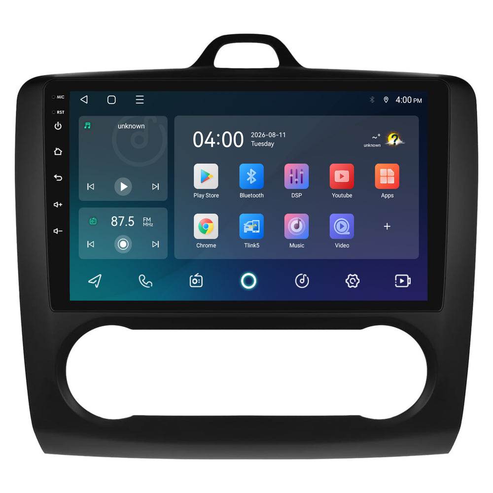 Ford Focus Radio mit CarPlay & Android Auto | 2004–2011 | 9 Zoll | Android 15 | CTX-7283