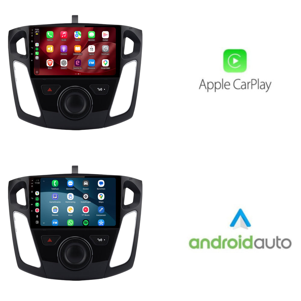 Ford Focus | Android 15 | 9 inch Autoradio | 2011 t/m 2017 | CarPlay & Android Auto