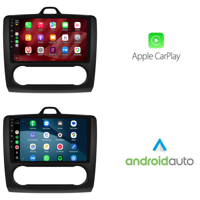 Ford Focus Radio mit CarPlay & Android Auto | 2004–2011 | 9 Zoll | Android 15 | CTX-7283