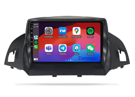 Ford Kuga CarPlay autoradio | 2013 t/m 2017 | Denago DNG-A87 | 9 inch | Android 13 | Draadloos CarPlay & Android Auto