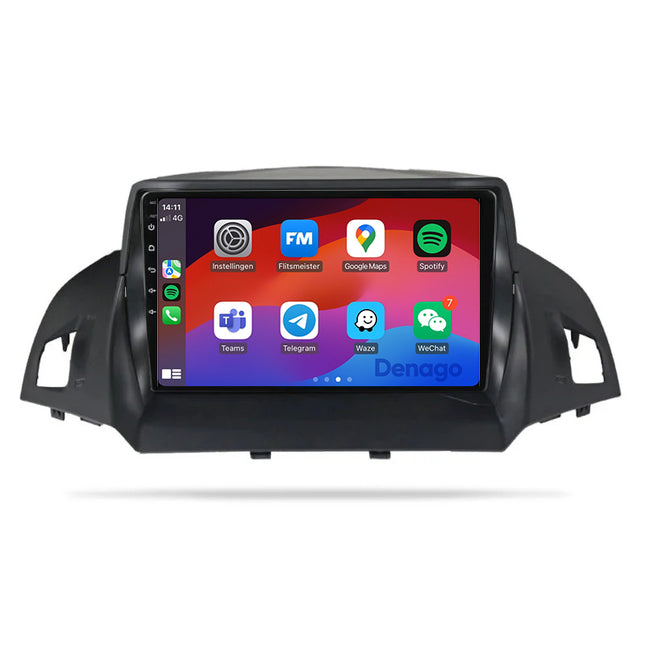 Radio para coche Ford Kuga CarPlay | 2013 a 2017 | Denago DNG-A87 | 9 pulgadas | Androide 13 | CarPlay inalámbrico y Android Auto