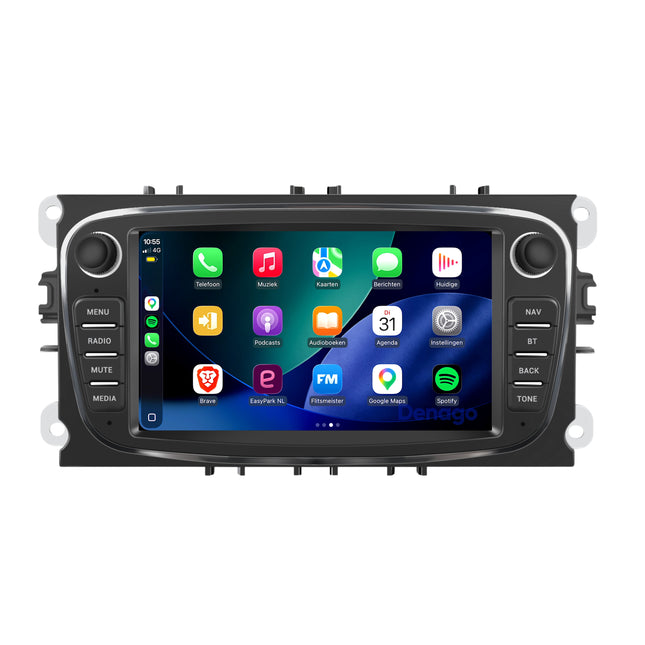 Ford Focus CarPlay autoradio | 2008 t/m 2010 | Denago DNG-331 | 7 inch | Android 13 | Draadloos CarPlay & Android Auto