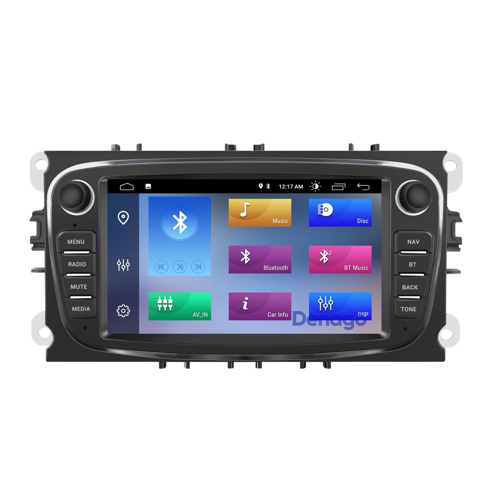 Ford Focus CarPlay autoradio | 2008 t/m 2010 | Denago DNG-331 | 7 inch | Android 13 | Draadloos CarPlay & Android Auto