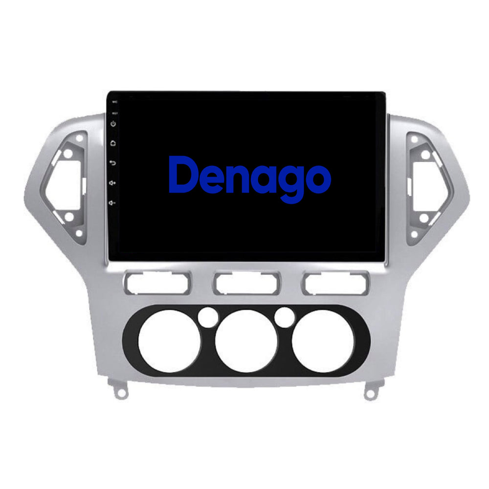 Autoradio Ford Mondeo compatible CarPlay | 2003 à 2014 | Denago DNG-A204 | Écran 9 pouces | Android 13 | CarPlay sans fil & Android Auto | Cadre argenté