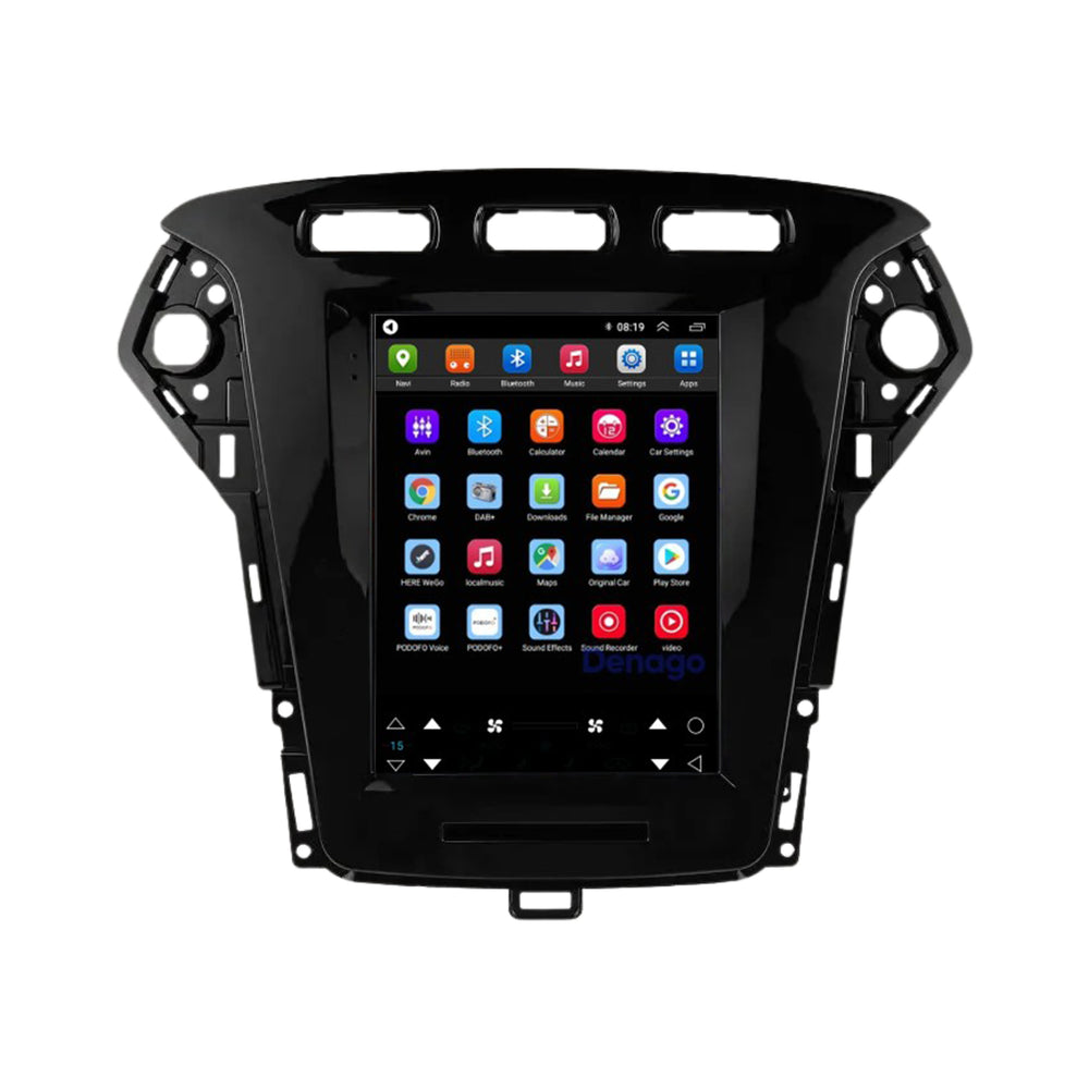 Ford Mondeo Mk4 CarPlay autoradio | 2007 t/m 2014 | Denago DNG-A431 | 9 inch Tesla Style | Android 13 | Draadloos CarPlay & Android Auto