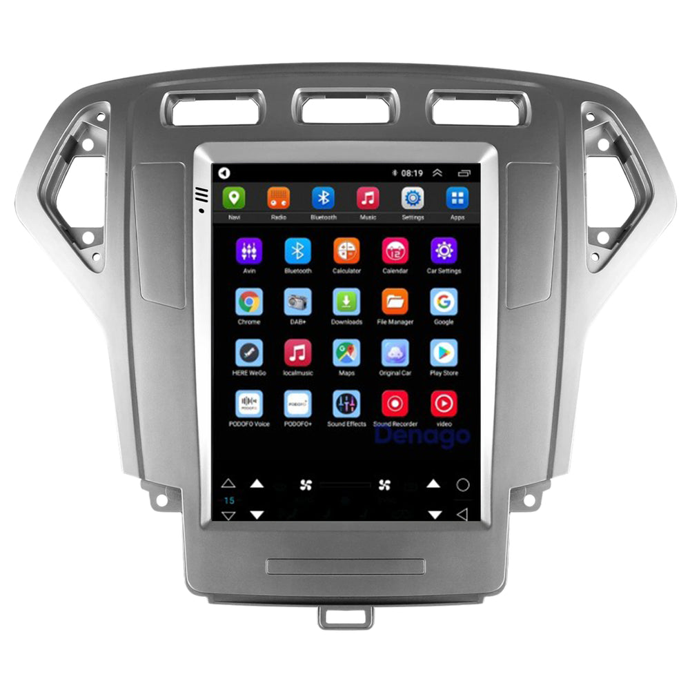 Ford Mondeo CarPlay autoradio | 2007 t/m 2014 | Denago DNG-A478 | 9.7 inch Tesla Style | Android 13 | Draadloos CarPlay & Android Auto