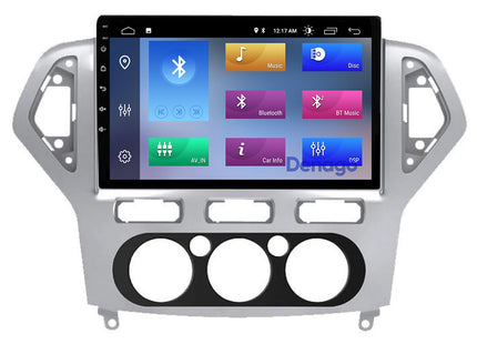 Ford Mondeo CarPlay car radio | 2003 to 2014 | Denago DNG-A96 | 9 inches | Android 13 | Wireless CarPlay & Android Auto | Silver frame