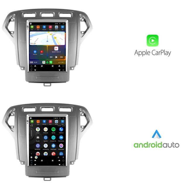 Ford Mondeo CarPlay autoradio | 2007 t/m 2014 | Denago DNG-A478 | 9.7 inch Tesla Style | Android 13 | Draadloos CarPlay & Android Auto