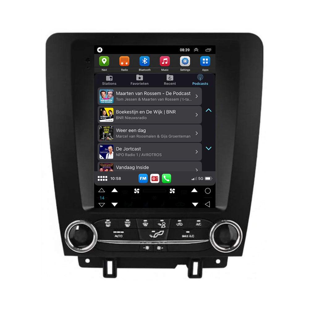 Ford Mustang | Android 13 | Autoradio | 2010 t/m 2013 | CarPlay & Android Auto