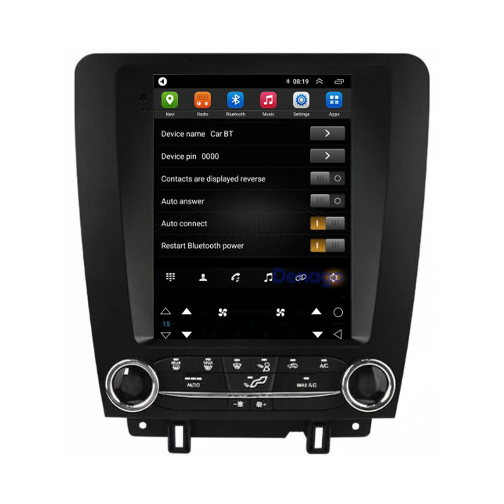 Ford Mustang CarPlay autoradio | 2010 t/m 2013 | Denago DNG-A437 | 9.7 inch Tesla Style | Android 13 | Draadloos CarPlay & Android Auto