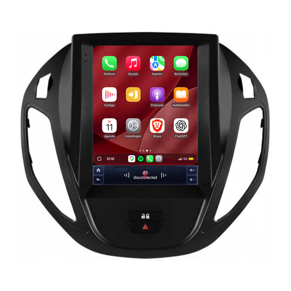 Ford Tourneo Courier-radio med CarPlay och Android Auto | 2012–2023 | 9.7 tum | Android 15 | CTX-7438