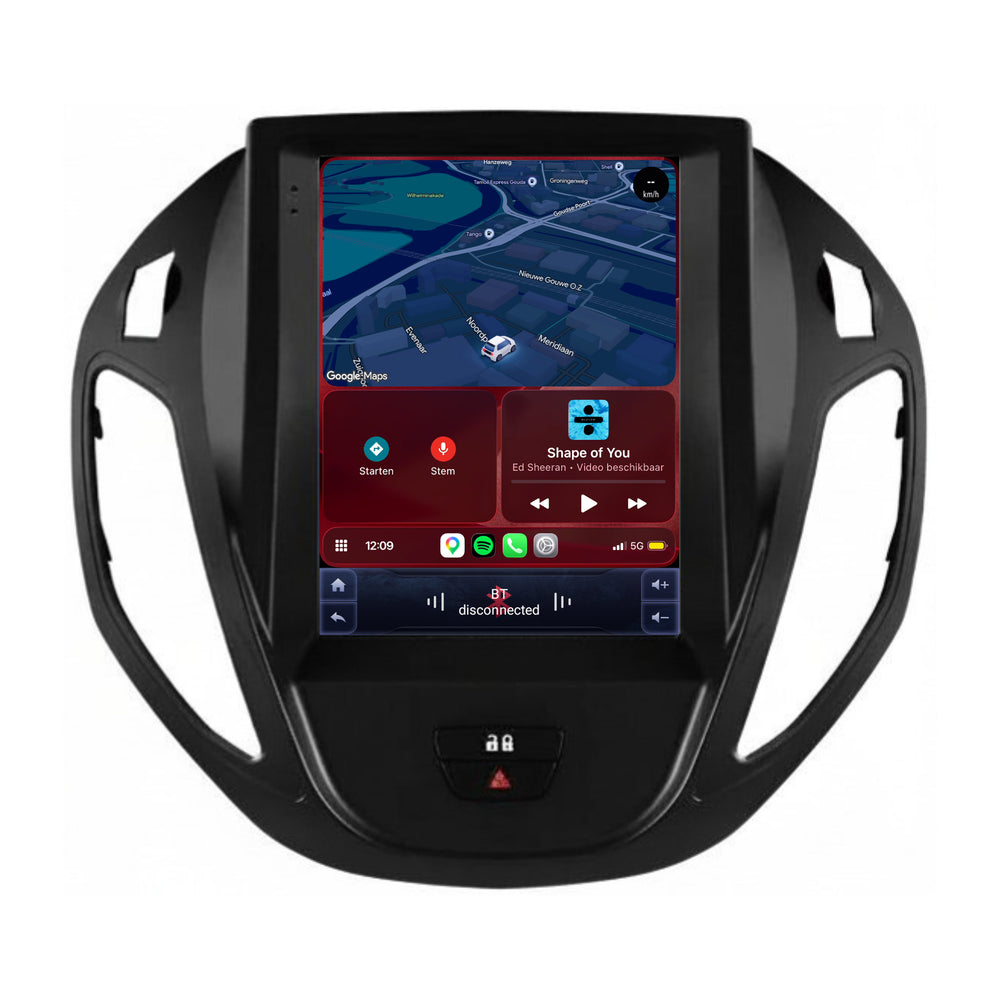 Ford Tourneo Courier-radio med CarPlay och Android Auto | 2012–2023 | 9.7 tum | Android 15 | CTX-7438