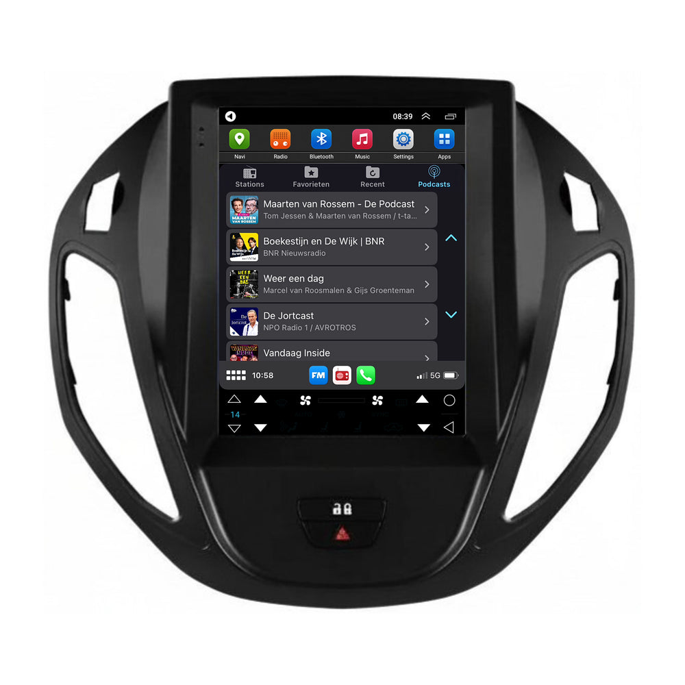 Ford Tourneo Courier | Android 13 | Autoradio | 2012 t/m 2023 | CarPlay & Android Auto