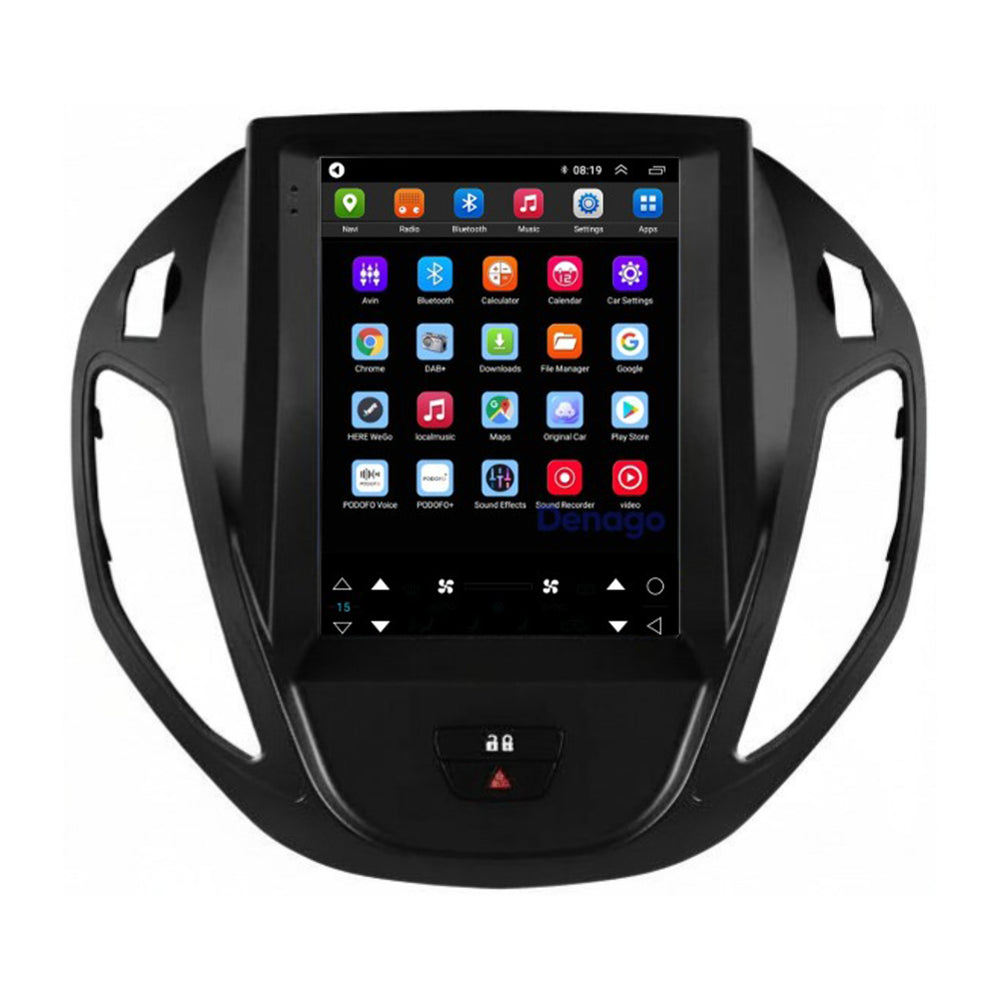 Ford Tourneo Courier CarPlay autoradio | 2012 t/m 2023 | Denago DNG-A438 | 9.7 inch Tesla Style | Android 13 | Draadloos CarPlay & Android Auto