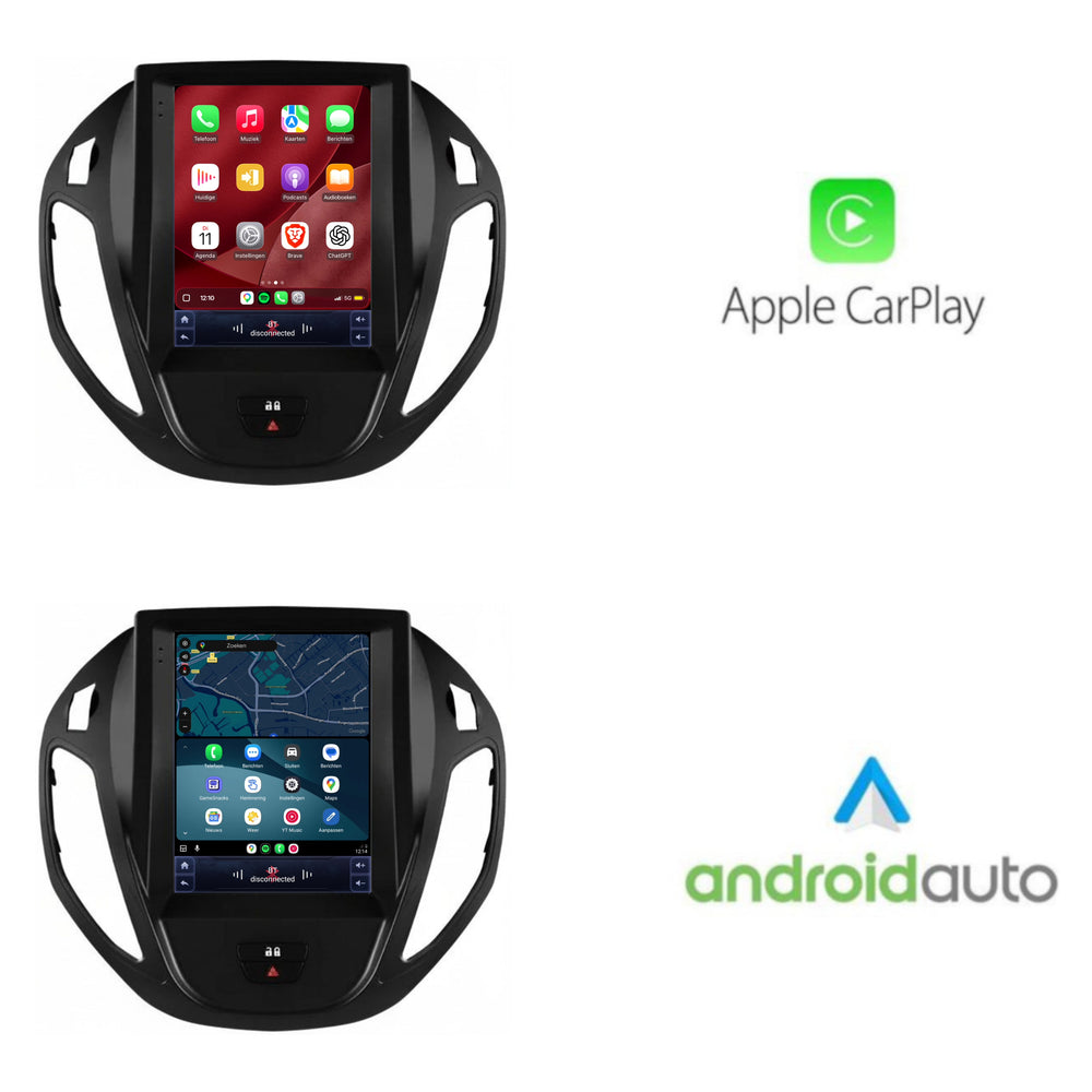 Ford Tourneo Courier-radio med CarPlay och Android Auto | 2012–2023 | 9.7 tum | Android 15 | CTX-7438