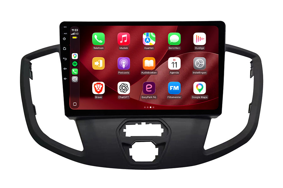 Ford Transit | Android 15 | 9 inch Autoradio | 2014 t/m 2021 | CarPlay & Android Auto