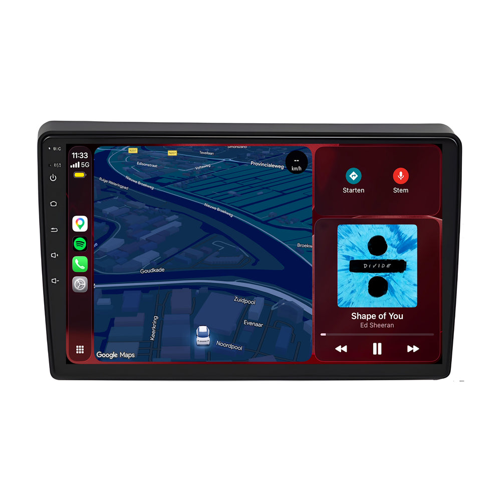 Radio z CarPlay i Android Auto do Ford Transit | 2006–2014 | 9 cali | Android 15 | CTX-7328