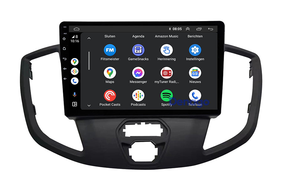 Ford Transit CarPlay autoradio | 2014 t/m 2021 | Denago DNG-A62 | 9 inch | Android 13 | Draadloos CarPlay & Android Auto