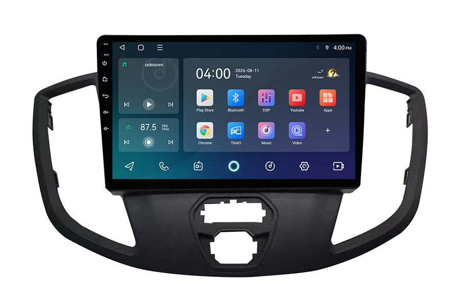 Ford Transit | Android 15 | 9 inch Autoradio | 2014 t/m 2021 | CarPlay & Android Auto