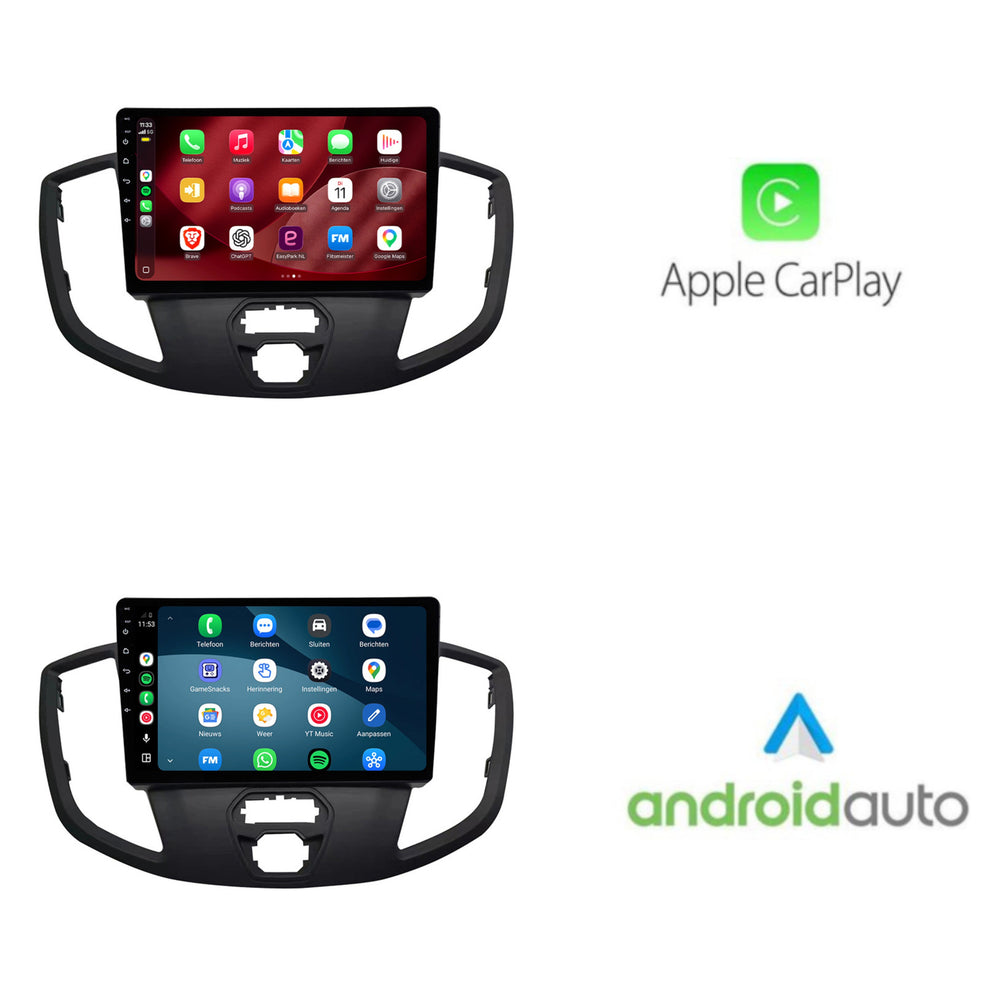 Ford Transit | Android 15 | 9 inch Autoradio | 2014 t/m 2021 | CarPlay & Android Auto