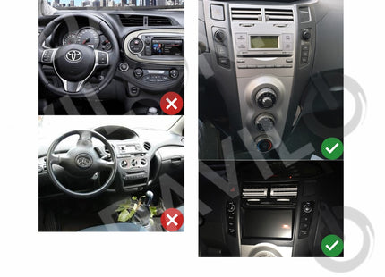 Toyota Yaris | Android 13 | Autoradio | 2005 t/m 2012 | CarPlay & Android Auto