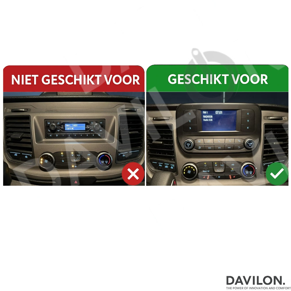 Ford Transit personnalisé | Android 13 | Autoradio | 2019 à 2023 | CarPlay et Android Auto