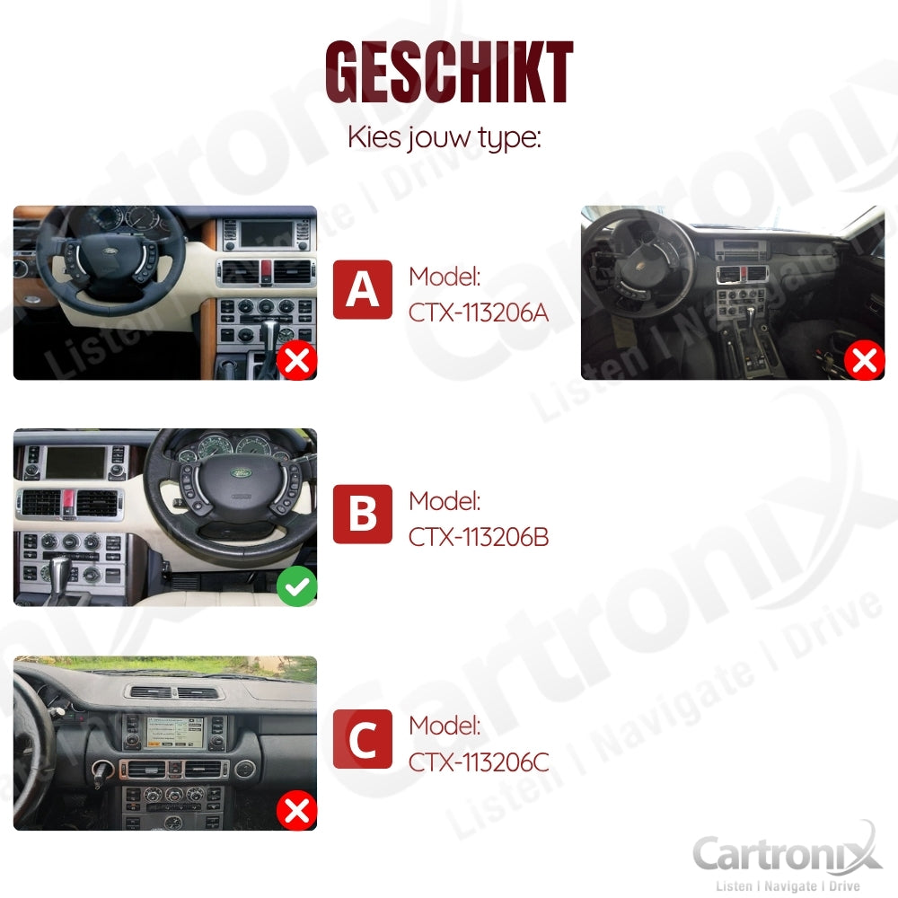 Range Rover Vogue V8 | L322 | 2006 t/m 2012 | Android Auto