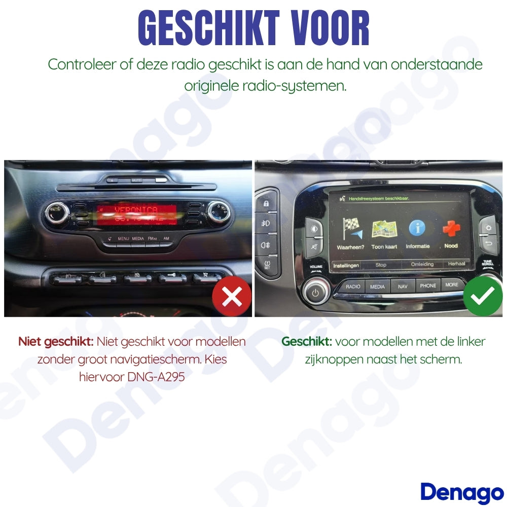 Alfa Romeo Giulietta CarPlay autoradio | 2014 t/m 2020 | Denago DNG-A499 | 9 inch | Android 13 | Draadloos CarPlay & Android Auto