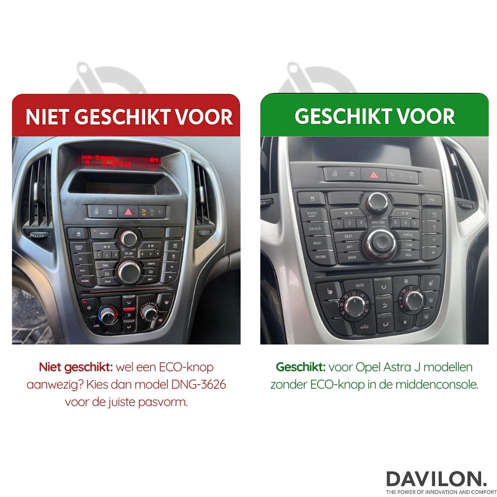 Opel Astra J y Cascada | Radio de coche Android | 2009 a 2015 | 9,7 PULGADAS