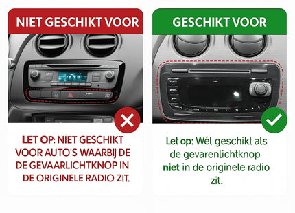 Seat Ibiza | Android 13 | Autoradio | 2008 t/m 2014 | Carplay & Android Auto