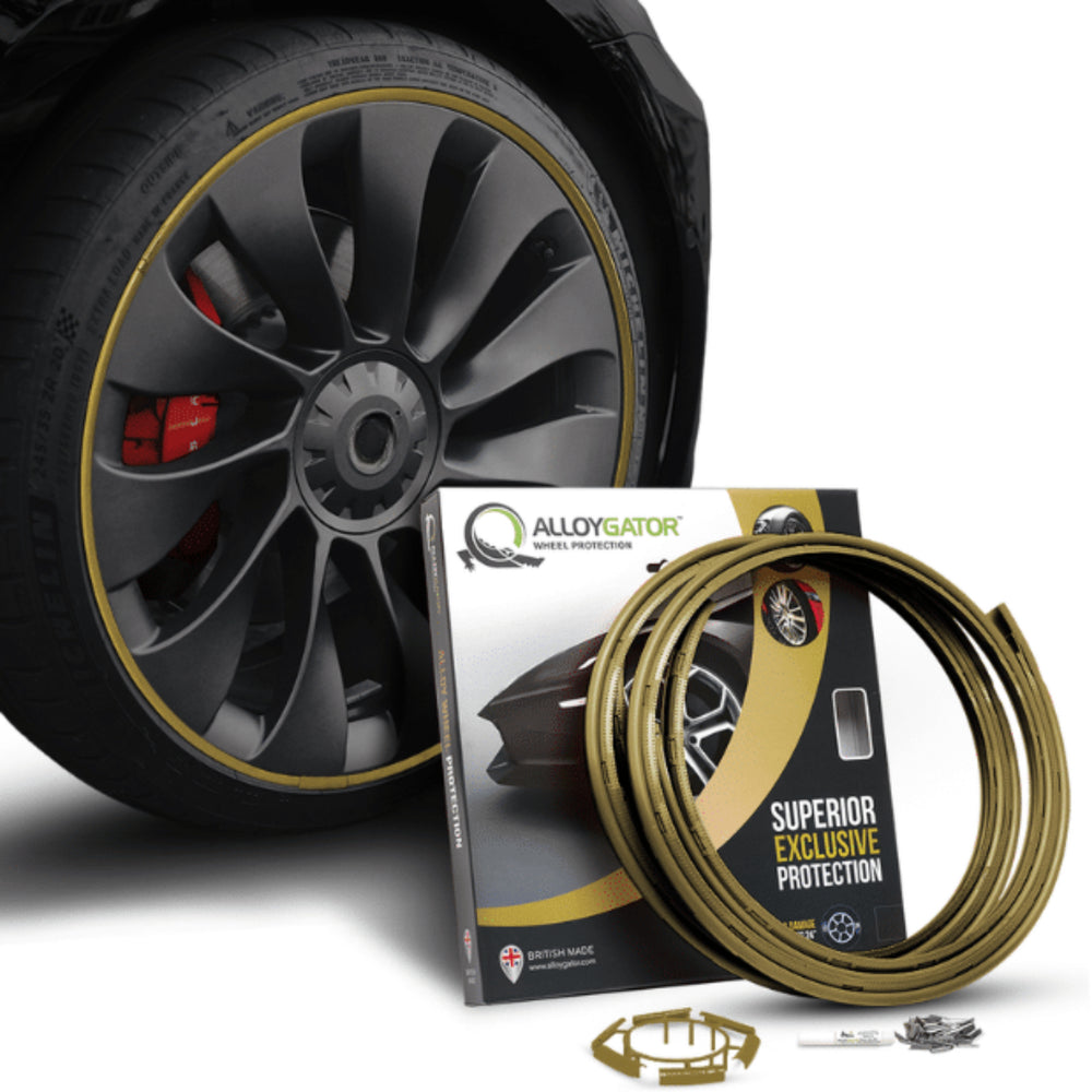 Alloygator Rim Protection | Gold | Curb Protection | Exclusive (12-24'' inch)