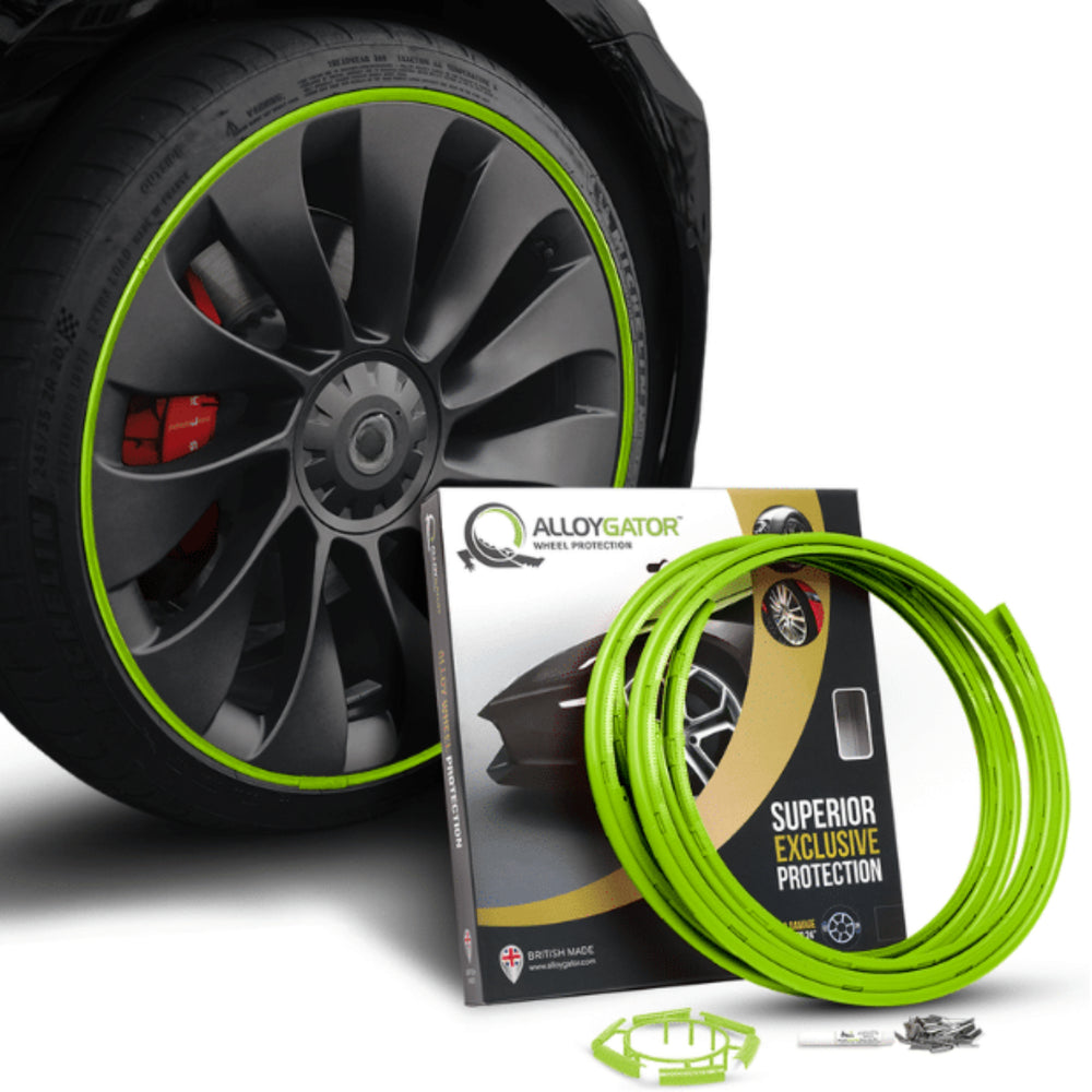 Alloygator Rim Protection | Green | Curb Protection | Exclusive (12-24'' inch)