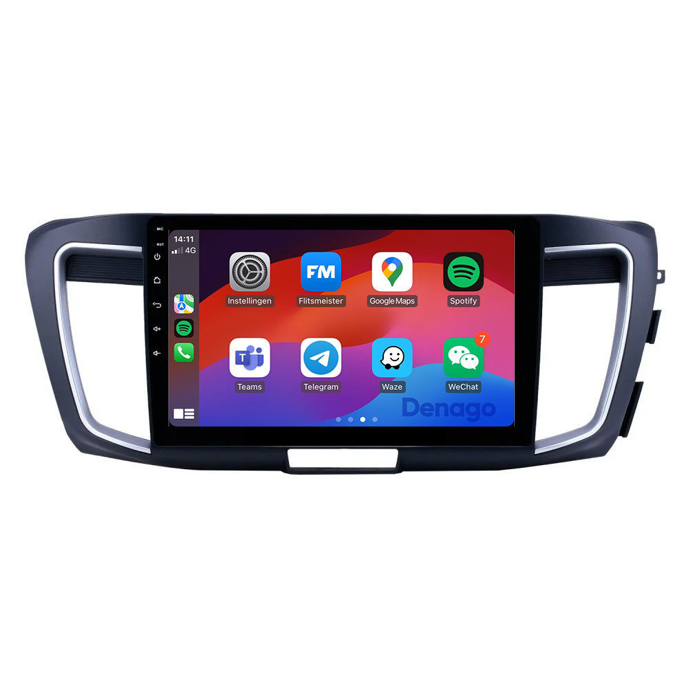 Honda Accord CarPlay autoradio | 2013 t/m 2017 | Denago DNG-A293 | 9 inch | Android 13 | Draadloos CarPlay & Android Auto