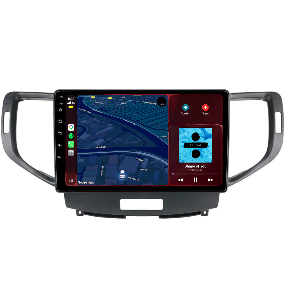 Honda Spirior <tc>CarPlay</tc> & <tc>Android Auto</tc> Radio | 2009 a 2013 | 9 pulgadas | Android 15 | CTX-7098
