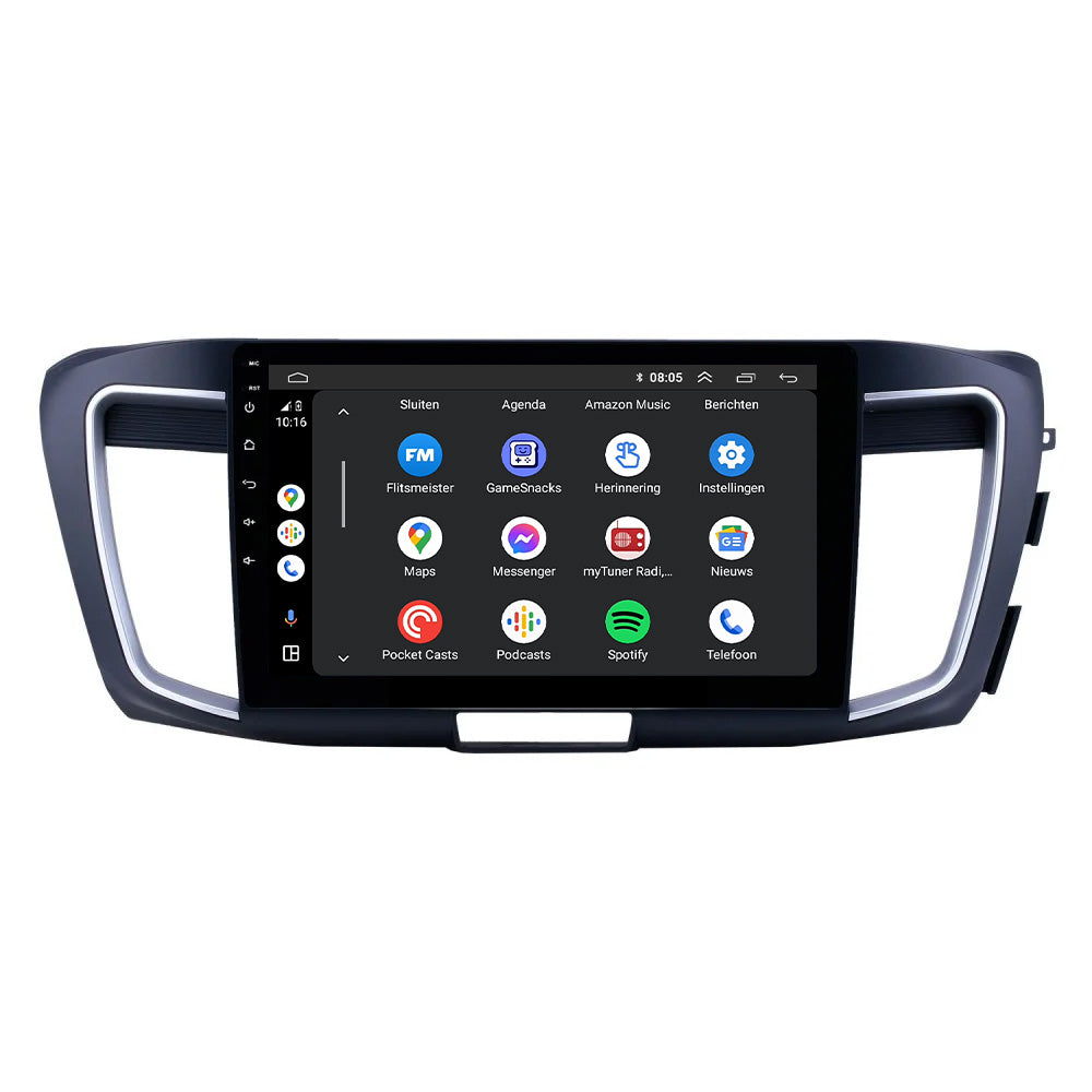 Honda Accord | Androide 13 | Radio de coche | 2013 a 2017 | 10 pulgadas | CarPlay y Android Auto