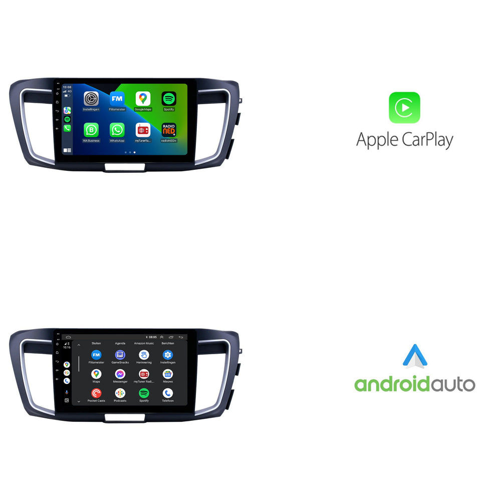 Honda Accord | Androide 13 | Radio de coche | 2013 a 2017 | 10 pulgadas | CarPlay y Android Auto