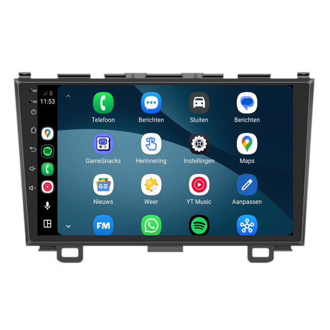 Honda CR-V CarPlay & Android Auto radio | 2007 t/m 2012 | 9 inch | Android 15 | CTX-7100