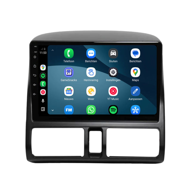 Honda CR-V CarPlay & Android Auto radio | 2002 t/m 2006 | 9 inch | Android 15 | CTX-7099