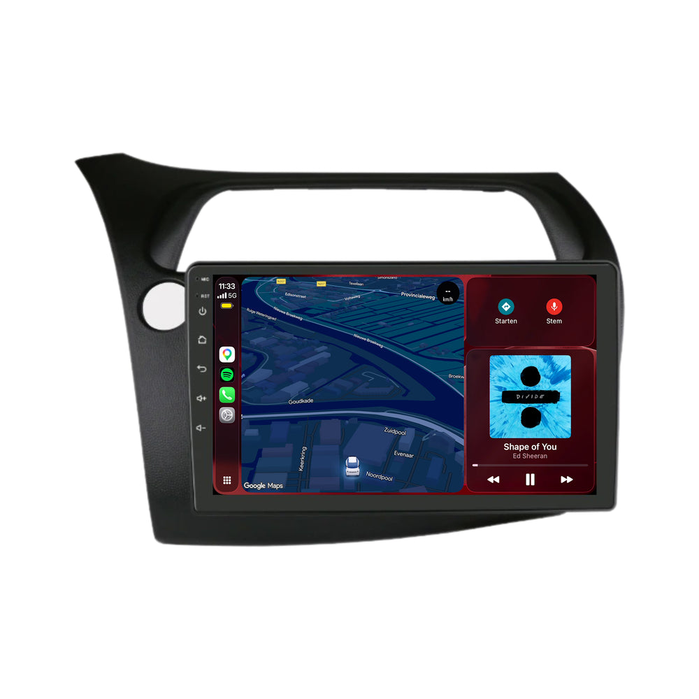 Honda Civic CarPlay & Android Auto Radio | 2005–2011 | 9 Zoll | Android 15 | CTX-7448
