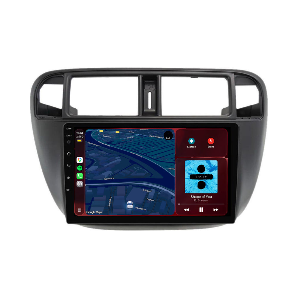 Honda Civic CarPlay- und Android-Auto-Radio | 1996–2000 | 9 Zoll | Android 15 | CTX-7306