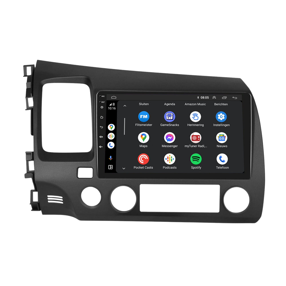 Honda Civic CarPlay | Android 13 | Car radio | 2007 to 2011 | Carplay & Android Auto