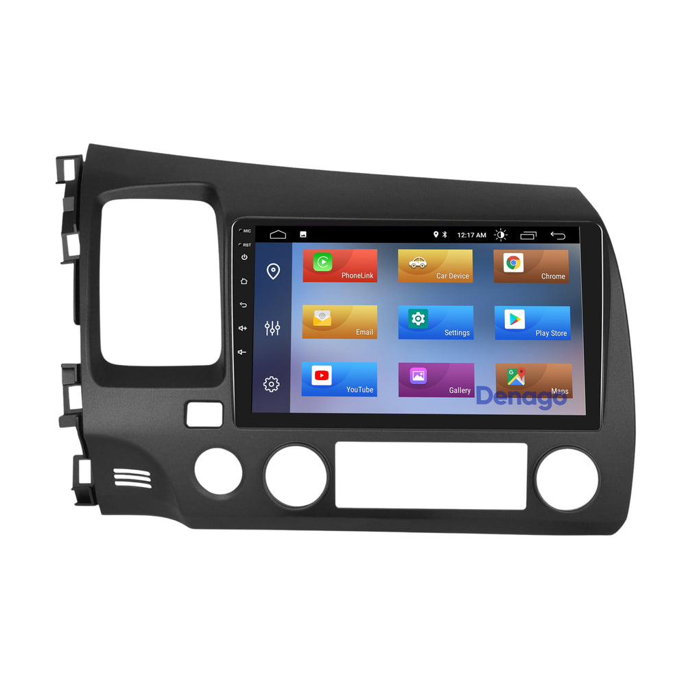 Honda Civic car radio navigation | Android 10.1 | 2007 to 2011 | CarPlay & Android Auto