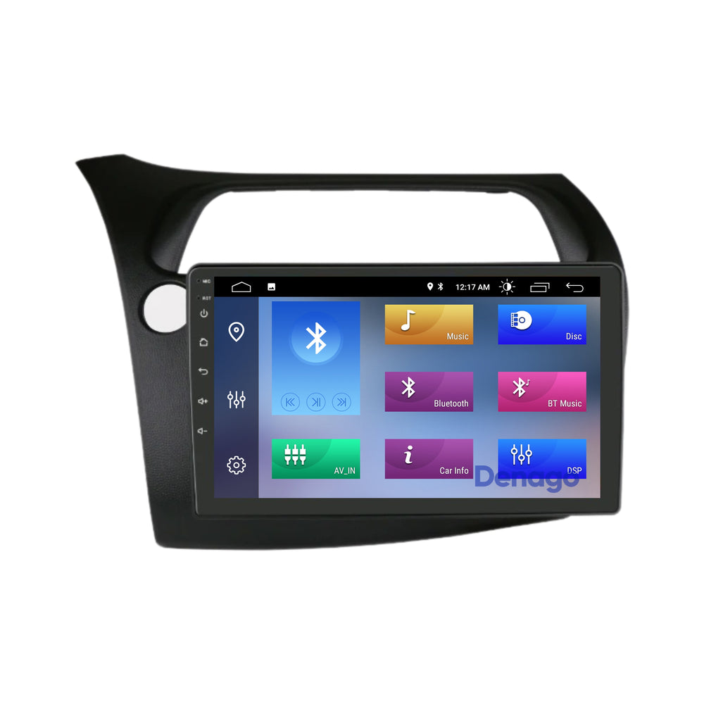 Honda Civic CarPlay autoradio | 2005 t/m 2011 | Denago DNG-A448 | 9 inch | Android 13 | Draadloos CarPlay & Android Auto